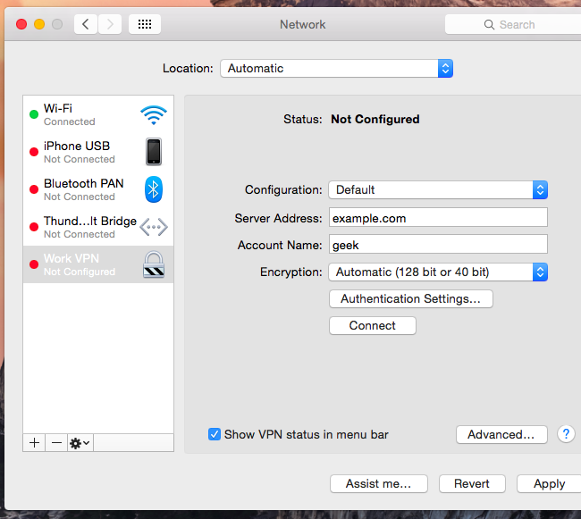 iphone to mac vpn for itunes sharing